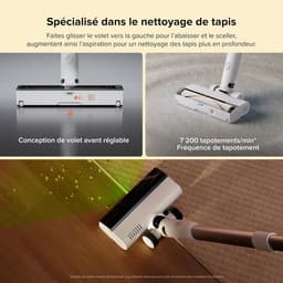 ROBOROCK H60 HUB - Draadloze steelstofzuiger met automatisch leegmaakstation - Verwijderbare accu 60 min - 115 AW — thumbnail 5