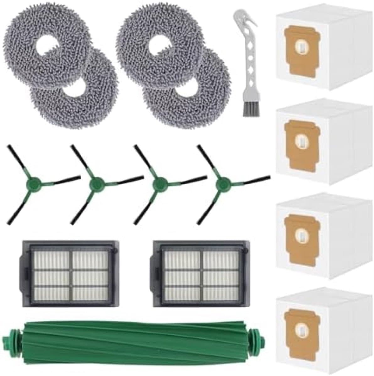 PromoHome Vervangingsset Geschikt voor iRobot Roomba Plus 405 Combo/505 Combo- Compleet Onderhoudspakket — afbeelding 1