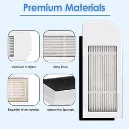 6 Stuks Filters geschikt voor Ecovacs N20 PRO/FAMILY - Stofzuiger onderdeel - Stofzuigerfilters — thumbnail 4