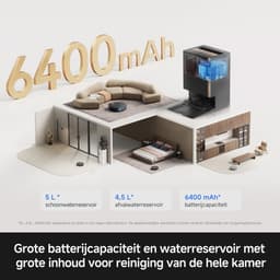 MOVA S70 Ultra Roller Robotstofzuiger HydroForce Dweilfunctie | 32.000Pa | Zelfreinigend 100°C Dweilwas | MaxiReach | Anti-Klit — thumbnail 3