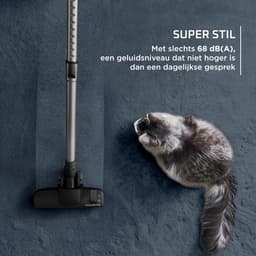 Zakloze Stofzuiger - Cilinderstofzuiger - Grondige Vloerreiniging - Stil Energiezuinig - 25L Zwart Oranje — thumbnail 5