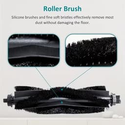 Set van 9 accessoires voor Eufy L60 / L60 SES / L50 / L50 SES robotstofzuiger, inclusief 4 zijborstels, 4 filters en 1 rolborstel — thumbnail 3