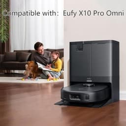 2 Dweilpads Vervangende Accessoires voor Eufy X10 Pro Omni Robotstofzuiger. — thumbnail 2