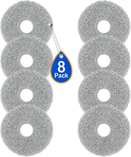 8 Stuks Dweilpads geschikt voor Dreame L10s Pro Ultra, L10s Pro Ultra Heat, L10s Ultra Gen 2 met fijne haren - Stofzuiger onderdeel — thumbnail 1