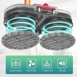 Accessoires Geschikt voor elektrische dweilmachines van Dyson V7-V11, dweilaccessoireset, inclusief 6 dweilpads en 1 borstelkop. — thumbnail 3