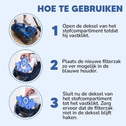 StrongFlow stofzuigerzakken 20x - Geschikt voor Miele Complete C3 /C2 - Hyclean 3d efficiency GN - GN -Incl. 4 Filters - Cat and Dog - En meer — thumbnail 4