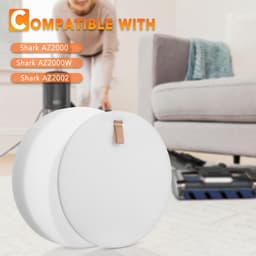 Geschikt voor Vervangend stofzuigerfilter voor Shark Vertex DuoClean PowerFin Upright Vacuum ZU60 NV255 NV251, vervangend onderdeel XFFKHZ2000, set van 3 schuim- en 3 viltfilters — thumbnail 2