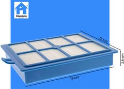 Kleanburg® - Hepa 12 uitblaasfilter - Geschikt voor Philips FC8031 S-Filter - Set van 2 stuks — thumbnail 2