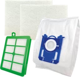 Multaparts® stofzuigerzakken set met filters geschikt voor AEG VX6 / VX7 / VX8 serie | Set met stofzuigerzakken type S-BAG (10 x), motorfilter (2 x), HEPA filter — thumbnail 1