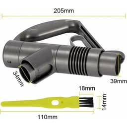 Handgreep Geschikt voor Dyson Stofzuigerslang - Geschikt Voor DC19 DC23 DC26 29 32 36 37 handvataccessoires - Stofzuigeraccessoires - Vervangend handvat - Simpel zelf uw greep vervangen van uw stofzuiger - Ergonomisch & Duurzaam - grijs — thumbnail 5