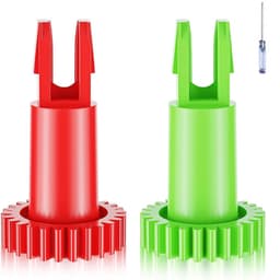 Robot Stofzuiger Accessoire Onderdelen - Zijborstel Motor Snap Gear geschikt voor ECOVACS DEEBOT OZMO 950/920/N5/N8 T5/T9/T8 - 1 rode versnellingsbak, 1 groene versnellingsbak — thumbnail 1