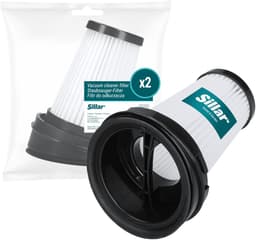 Sillar, filter voor stofzuiger, geschikt voor staande stofzuigers van Gorenje, ETA, Grundig, vervanging voor filters 9178008590 / 573575 / ETA044900020, 2 stuks — thumbnail 4
