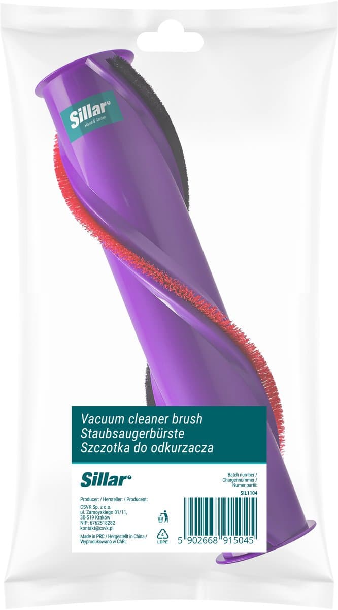 Sillar, turboborstelrol, stofzuigerrolborstel, Dyson V10 SV12 vervanging, aandrijfas, vervangbare rolborstel 969569-01, voor harde vloeren en kortpolig tapijt — afbeelding 1