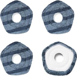 4 Stuks Mop Pads geschikt voor Eufy X10 Pro Omni en Eufy X9 Pro Robot Stofzuigers - Wasbaar en Herbruikbare Zachte Dweilen Pad Vervanging Accessoires — thumbnail 1