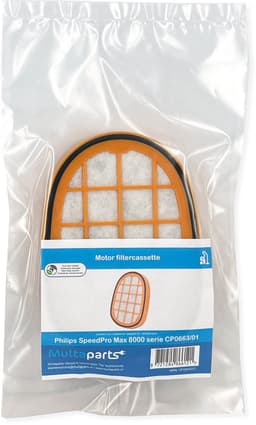Multaparts® motorfilter wasbaar geschikt voor Philips steelstofzuiger | O.a. geschikt voor de SpeedPro Max Aqua 7000, SpeedPro Max Aqua 8000 serie | Alternatief filter voor CP0663/01, CP1100/01, FC5005/01 — thumbnail 3