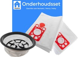 Kleanburg® - Onderhoudsset - Geschikt voor Numatic, Henry & Hetty - 10 Stofzuigerzakken - 1 Filter — thumbnail 2