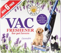 6x frisse lavendel geur schijven - stofzuiger verfrisser voor huisdiereigenaren - luchtverfrisser geurzakjes geurstaafjes alternatief — thumbnail 3