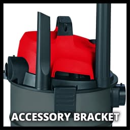 Einhell Elektrische Nat-/Droogzuiger TC-VC 1815 - 1250 W - 180 mbar - 15 L - Incl. diverse accessoires - 3-delige kunststof buis - Schuimfilter — thumbnail 5