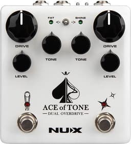 NUX NDO-5 analoge dubbele effect pedaal overdrive ACE OF TONE — thumbnail 1