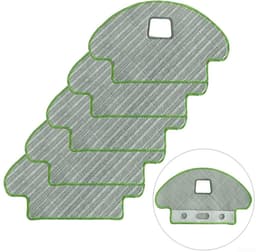 Dweil Pad - geschikt voor IRobot Roomba Combo - Microvezel Natte Reiniging Vervanging - geschikt voor Ecovacs Deebot Ozmo 930/937/960 - Wasbare Natte Dweilpads - 5 Stuks — thumbnail 1