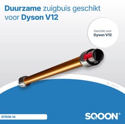 SQOON® Zuigbuis geschikt voor Dyson V12 detect licht koper - Model 971518-14 — thumbnail 5