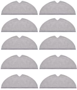 10 stuks - Dweildoek geschikt voor roborock P50/P5 /P55 S50/S501/S502/S51/S55/T60RR/T61RR/T65RR/T70RR/T71RR/S5 MaX/S6 MaxV - Stofzuiger onderhoud en reinigings accessoires - dweildoek lichtgrijs robotstofzuiger onderdelen — thumbnail 1