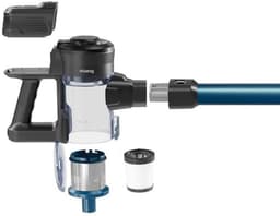 2-in-1 draadloze steelstofzuiger - H.KoeNIG - UP610 - PowerClean - 150 W - 0,8 L - Blauw — thumbnail 4