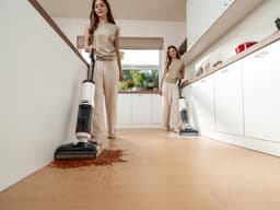 Tineco Floor One S5 Max - Nat en droog stofzuiger en dweil - 22.000 pa zuigkracht - 40 minuten accu - 360° SmoothDrive - DualBlock Anti-Tangle - Double-Sided Edge schoonmaken - 180° Lay-Flat — thumbnail 3