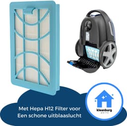 Kleanburg® onderhoudsset geschikt voor Philips Performer Compact, 10 stofzuigerzakken, motorfilter, HEPA filter, vervangt onder meer CP1352/01 en 432200494411 — thumbnail 2
