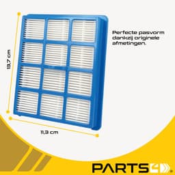 20 PARTS4® Stofzuigerzakken + HEPA & motorfilters geschikt voor Philips Performer Active | Complete set met 20 stofzuigerzakken, HEPA H12 filter en 2 motorfilters — thumbnail 5
