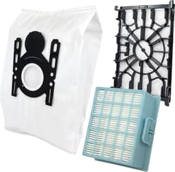 20 PARTS4® Stofzuigerzakken + HEPA & motorfilter geschikt voor Bosch Move On & Serie 6 | Complete set met 20 stofzuigerzakken, HEPA filter (model BBZ156HF) en motorfilter (model 00579421) — thumbnail 1