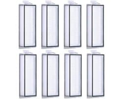 PromoHome 8 stuks HEPA-filters compatibel met Roborock Q5 Max+/Q7 Max/ Q7 Max+/ Q7/ Q7+/ Q8 Max/ Q8 Max+/Q5 Pro/Q5 Pro+/ T8