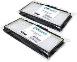 2x Dparts hepa filter geschikt voor Bosch en Siemens - hygiënefilter voor Free'e, VSZ 6 en Z6.0 stofzuiger series - stofzuigerfilter 647753 00647753 - 577303 00577303 - BBZ154HF - VZ154HFB allergiefilter — thumbnail 2