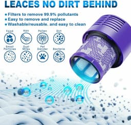 HEPA-filters / wasbaar Geschikt voormotorfilter Geschikt voor Dyson Cyclone V10 Absolute, Absolute Pro, Absolute Extra, Absolute Extra +, Absolute Extra Pro, SV12 — thumbnail 2
