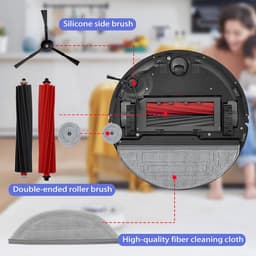 Reserveonderdelen gescht voor Roborock S8 MaxV Ultra - 19-delige accessoireset bestaande uit zijborstels, hoofdborstels, filter, stofzakken, zijdoekjes en doekjes — thumbnail 2
