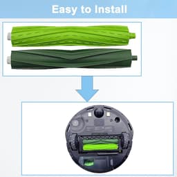 4 Stuks Hoofdborstel set geschikt voor iRobot Roomba - i2 - i3 i3+ - i4 i4+ - i6 i6+ - i7 i7+ - i7plus - i8+ - J7+ - E5 E6 E7 - Stofzuiger onderdeel - Hoofdborstel — thumbnail 3