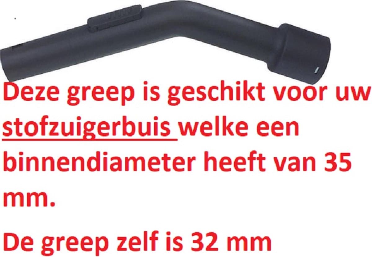 Fixapart W7-69095 Universele Pistoolgreep voor Oa Miele S300-s499 Bosch Panasonic Rowenta Samsung Siemens — afbeelding 1