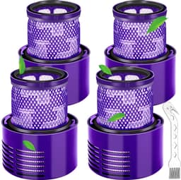 4 Stuks Robuuste HEPA Filters voor Dyson V10 SV12, vervangingsfilter voor de V10 SV12-stofzuigerserie van Dyson, Cyclone Filter V10, V10 Absolute — thumbnail 2