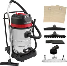 Industriële Stofzuiger 80L Nat & Droog 3000W met 5 Accessoires en Stofzakken — thumbnail 1
