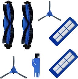 7 x Onderdelen - Accessoires Set - Geschikt voor Eufy 11S/15C/30C max/G30 robotstofzuiger(2 hoofdborstels, 2 zijborstels, 2 filters, 1 reinigingsborstel) — thumbnail 1