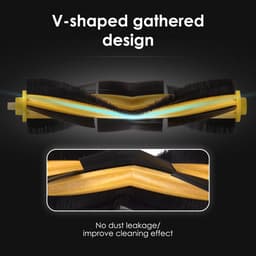 Solidchoice - 2 Stuks Vervangende Rolborstels voor Robotstofzuiger — thumbnail 3