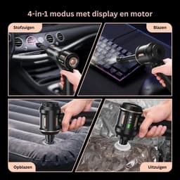 Zavio® Auto Stofzuiger - Kruimeldief - Handstofzuiger — thumbnail 4