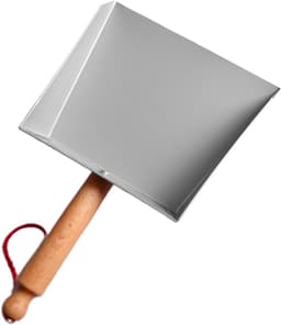 Kleine Stofpan - Veegaccessoire - Efficiënt Reinigen - Duurzaam Roestvrij Staal - 22 x 15 cm - Niet gespecificeerd — thumbnail 1