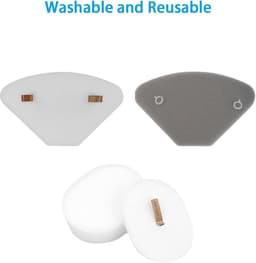 SnelShoppen - 12 Stuks Vervangende Borstelfilter voor Draadloze Stofzuiger Anti-Haar-Wrap Plus - Geschikt voor IP3251EUT, IP3253EUT, IP3225EUT - Hoogw — thumbnail 5