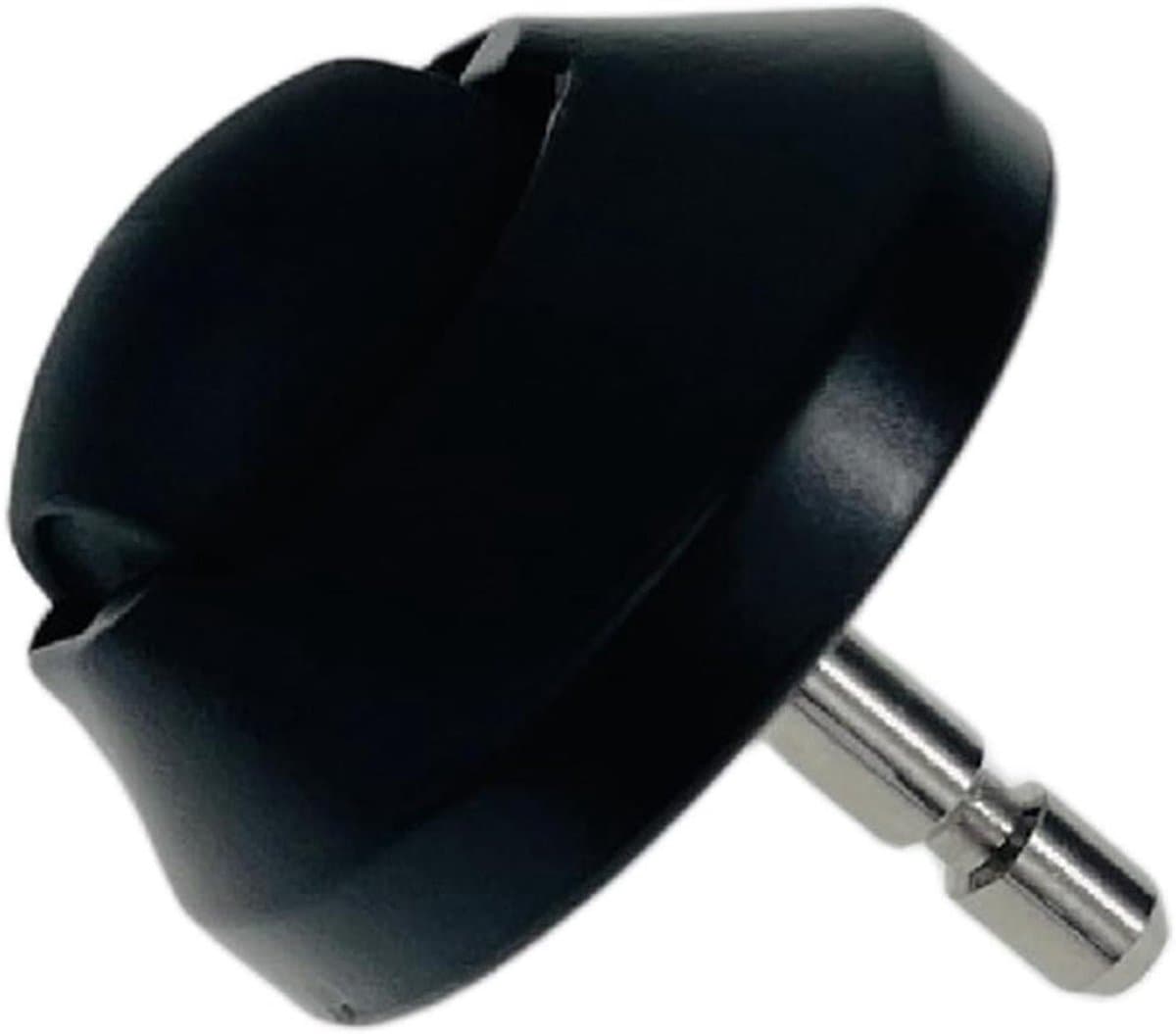 Robotstofzuiger Voorwiel - Zwenkwiel Reservewiel - Stofzuiger Onderhoud - Zachte Manoeuvreerbaarheid - 12 x 8 x 4 cm - Zwart — afbeelding 1