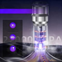 REDOM Stofzuiger 22.000 Pa – Draadloze Handstofzuiger met Brushless Motor – 4-in-1 Zuigen, Blazen, Opblazen & Vacuüm Sealen – HEPA-filter – Auto & Huis — thumbnail 5