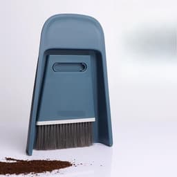 Stofblik en borstel - Mini bezemset - Bureau opruimen - Compact ontwerp - 3 stuks - Veelkleurig — thumbnail 4