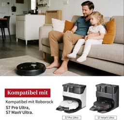 Dailygoods- Hoofdborstelaccessoires 3 Stuks - Compatibel met Roborock Q Revo/S7/S7 Plus/S7 MaxV - Reserveonderdelen - Rubber - Grondige Reiniging - Stofzuigerborstel — thumbnail 4