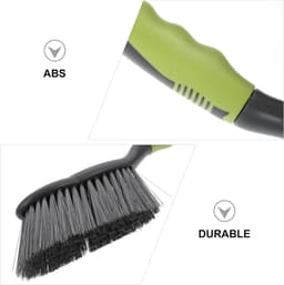 Mini Bezem Vuilblik - Schoonmaakset - Bureau Schoonmaken - Met Ophanggat - 32.5 cm - Zwart — thumbnail 5