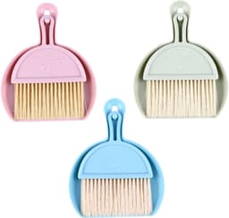 Mini Schoonmaakset - Stoffer en blik - Bureau opruimen - Compact ontwerp - 21 x 16 x 2 cm — thumbnail 1